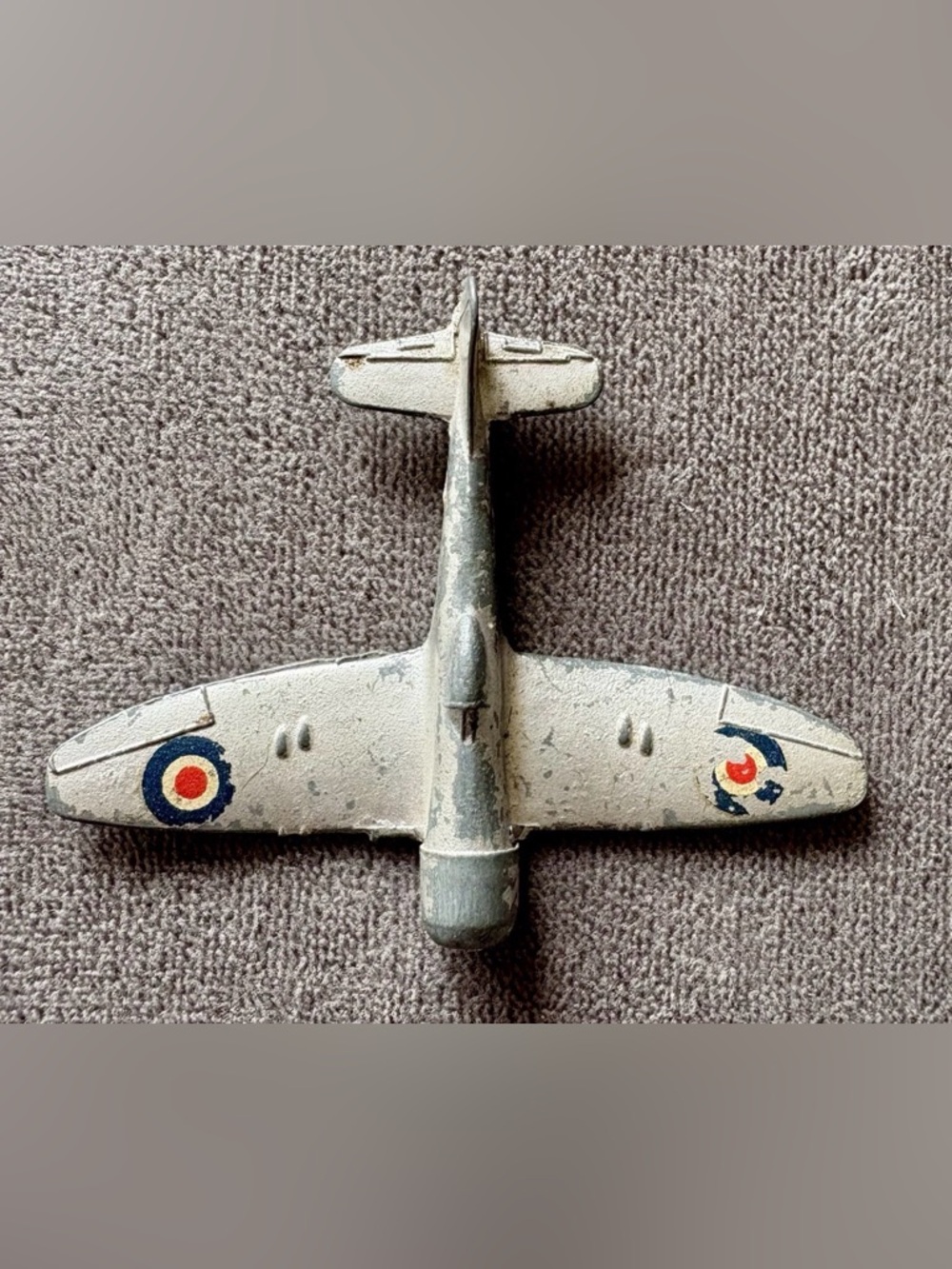 Vintage 1950’s Dinky Toys 730 Hawker Tempest II Fighter Jet Meccano Ltd England